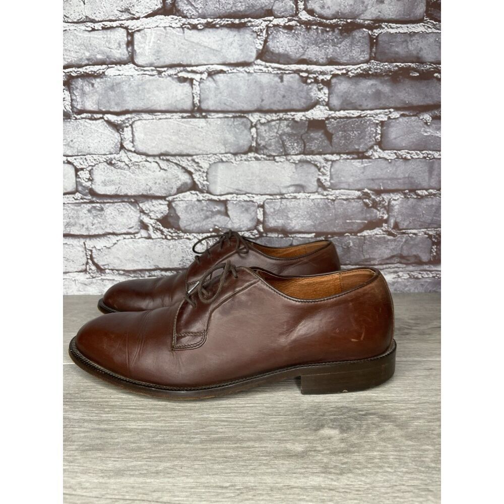 First Brown Leather Oxfords Men Sz 42.5EU/9.5M US